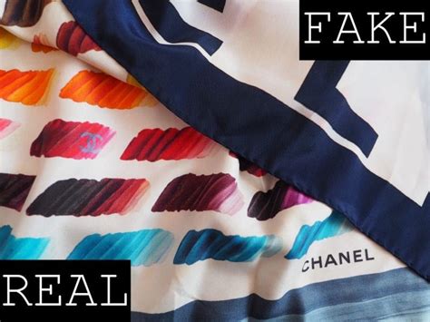 chanel silk scarf real or fake|authentic chanel silk scarf.